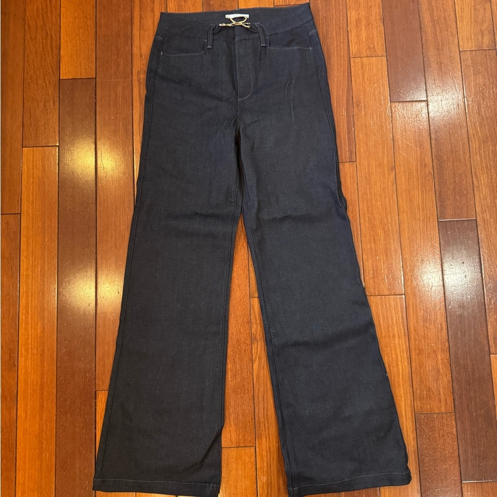 PAIGE Dark Blue Flare Jeans